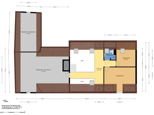 Plattegrond van Westgaag 100