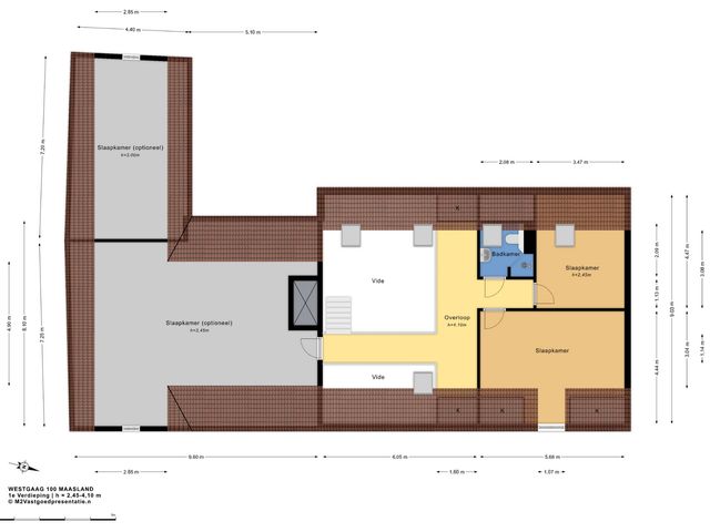 Plattegrond van Westgaag 100