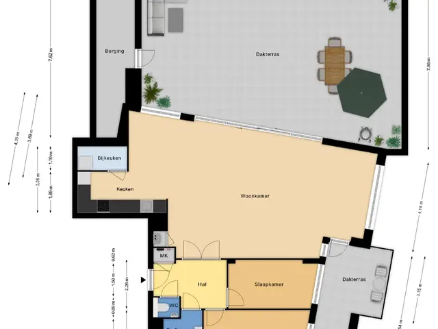 Plattegrond van Ahornstraat 2ap13
