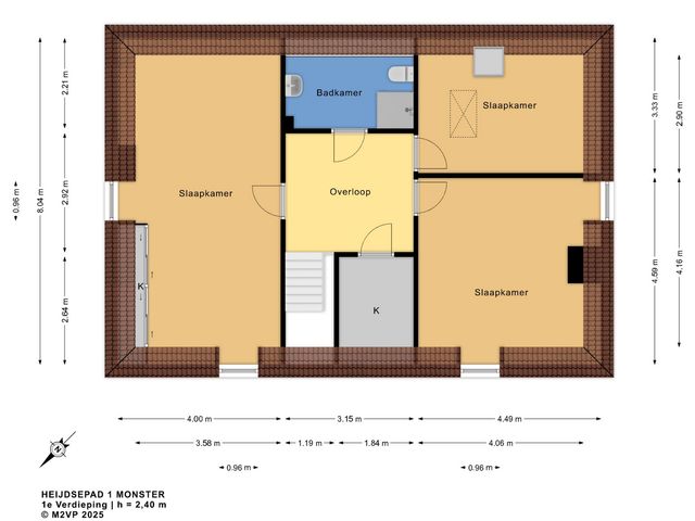 Plattegrond van Heijdsepad 1