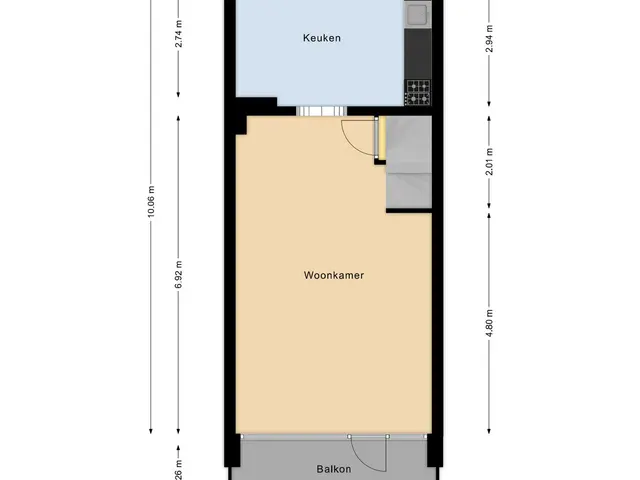 Plattegrond van Duyvenvoordestraat 17