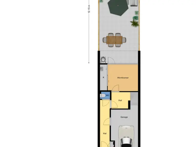 Plattegrond van Duyvenvoordestraat 17