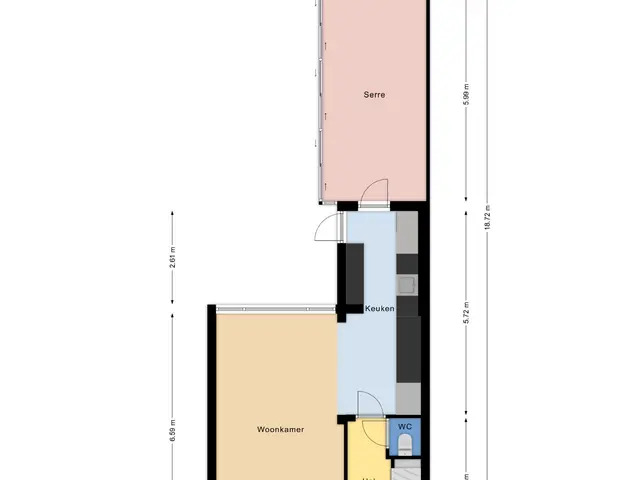 Plattegrond van Freesiaplein 5