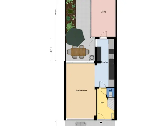 Plattegrond van Freesiaplein 5