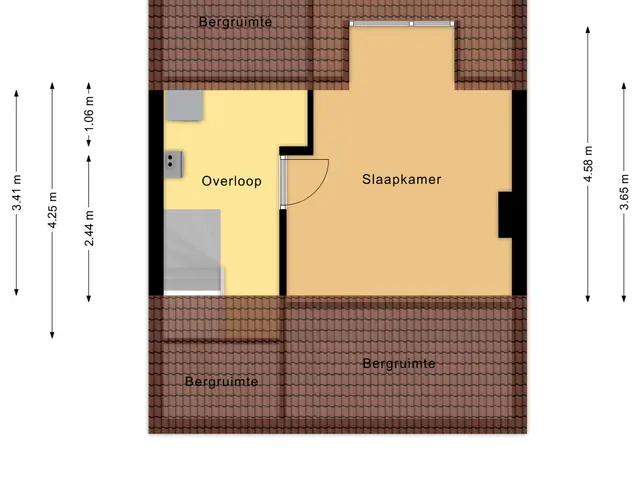Plattegrond van Pompe v Meerdervoortstraat 3