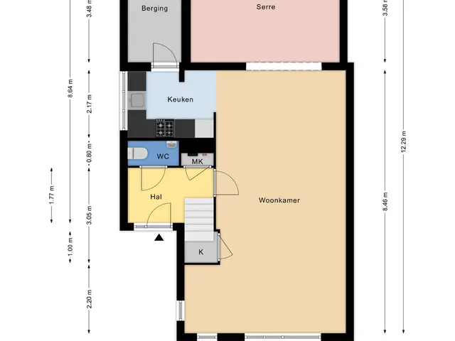 Plattegrond van Vondellaan 16