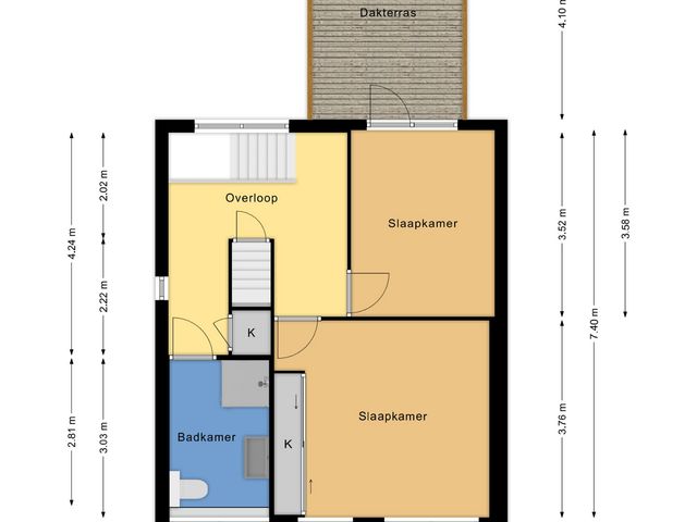 Plattegrond van Molenstraat 19
