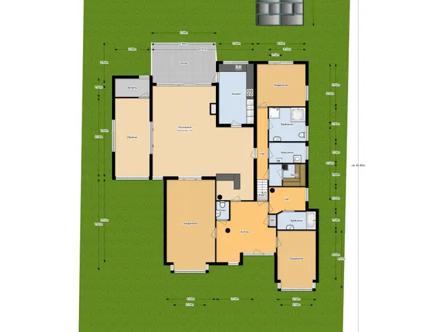 Plattegrond van Kreeklaan 6