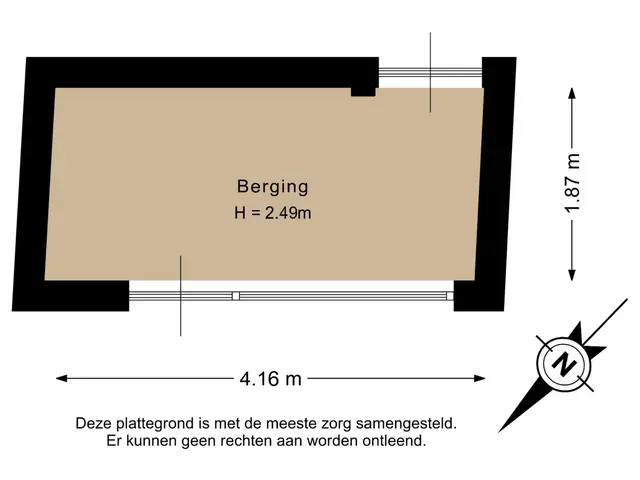 Plattegrond van Braamstraat 27
