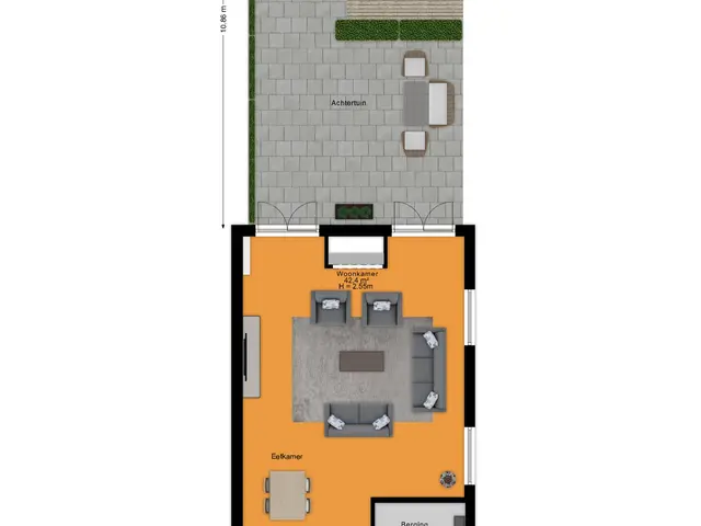 Plattegrond van Staalvisserstraat 25