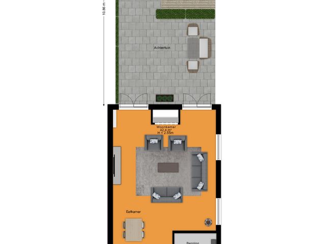 Plattegrond van Staalvisserstraat 25