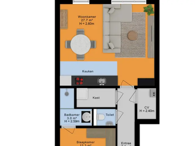Plattegrond van Leonard Roggeveenstraat 32