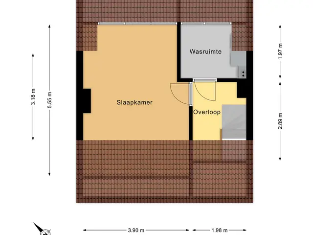 Plattegrond van Burgemeester Kampschoerstraat 50