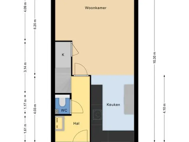 Plattegrond van Aletta Rutgersstraat 11