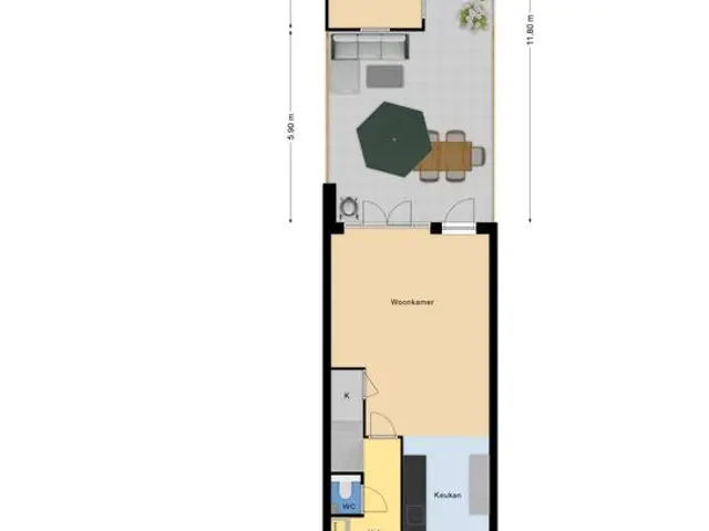 Plattegrond van Aletta Rutgersstraat 11