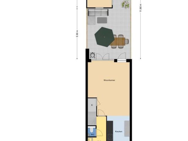 Plattegrond van Aletta Rutgersstraat 11