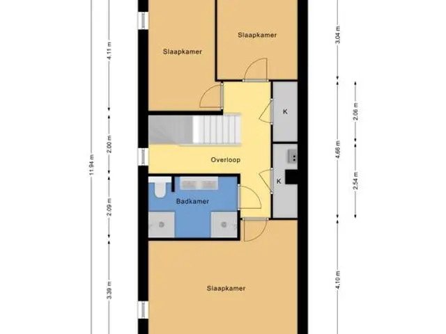 Plattegrond van Dokter Kniplaan 33