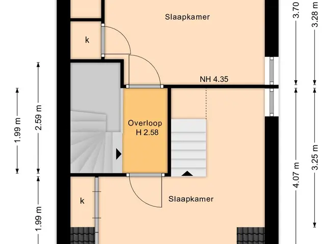 Plattegrond van Boerenlaan 7L