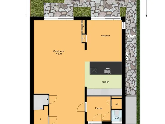 Plattegrond van Boerenlaan 7L