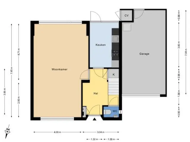 Plattegrond van Zeestraat 150