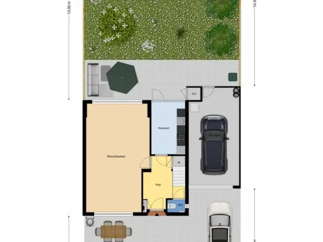 Plattegrond van Zeestraat 150