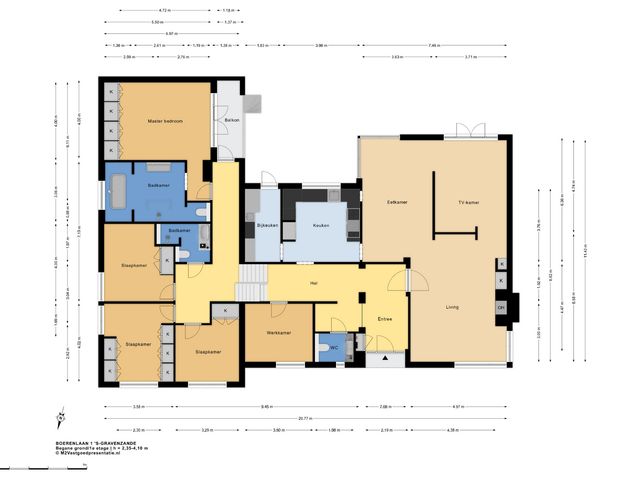 Plattegrond van Boerenlaan 1