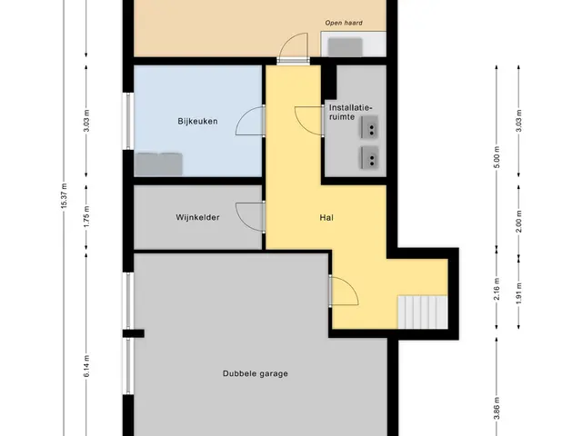 Plattegrond van Boerenlaan 1