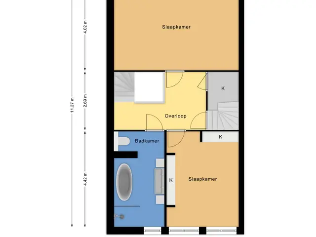 Plattegrond van Henk Nijlandstraat 30