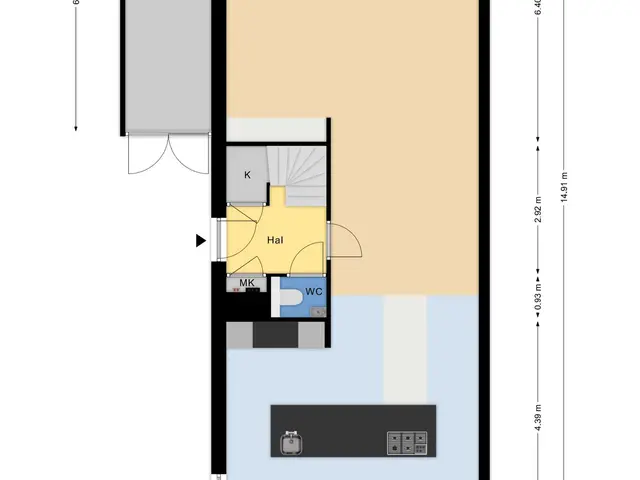 Plattegrond van Henk Nijlandstraat 30