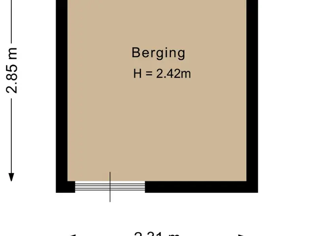 Plattegrond van Arendshorst 57