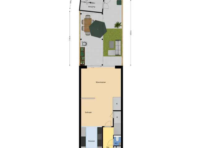 Plattegrond van Fluwijn 109