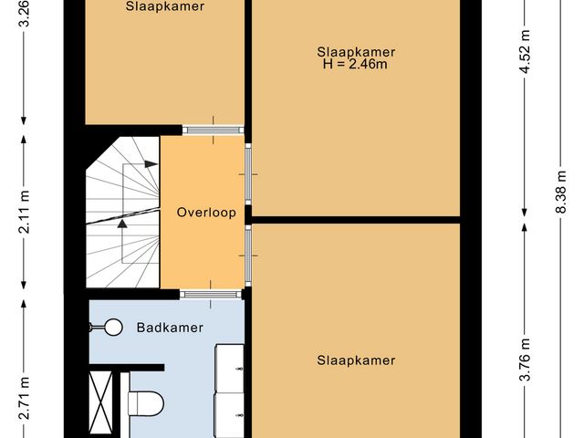 Plattegrond van Karekiet 74