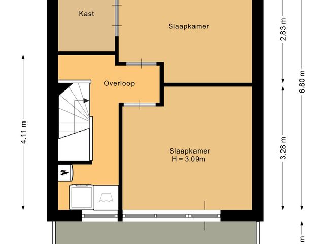 Plattegrond van Karekiet 74