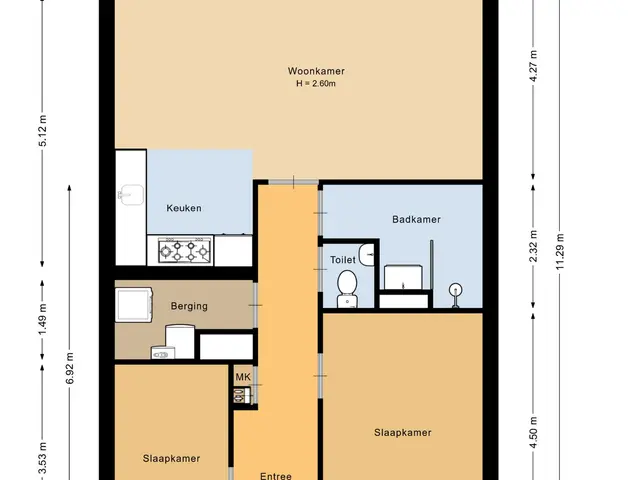 Plattegrond van Dennenpad 34