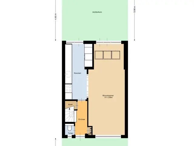 Plattegrond van Prinses Beatrixstraat 3