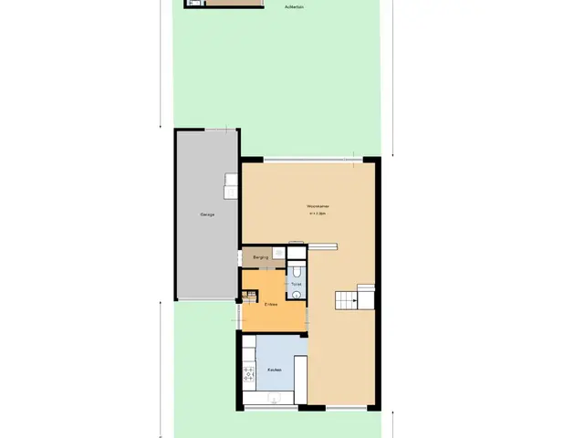 Plattegrond van Merellaan 13