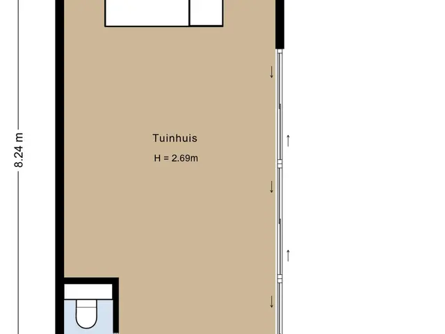 Plattegrond van Merellaan 13