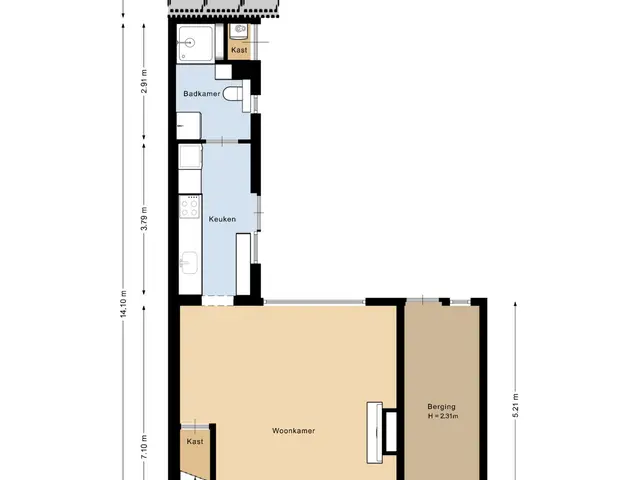 Plattegrond van Lugtigheidstraat 20