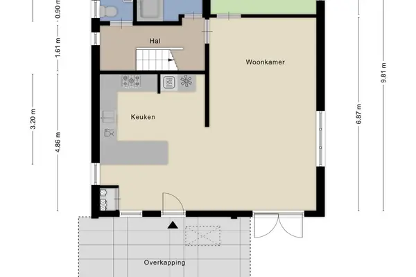 De Stille Wille 26, OOST WEST EN MIDDELBEERS