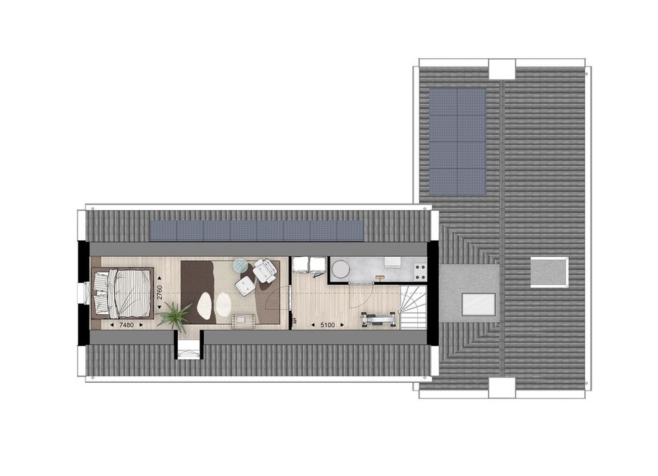 Foto van Landhuis B - gespiegeld, Bouwnummer 12
