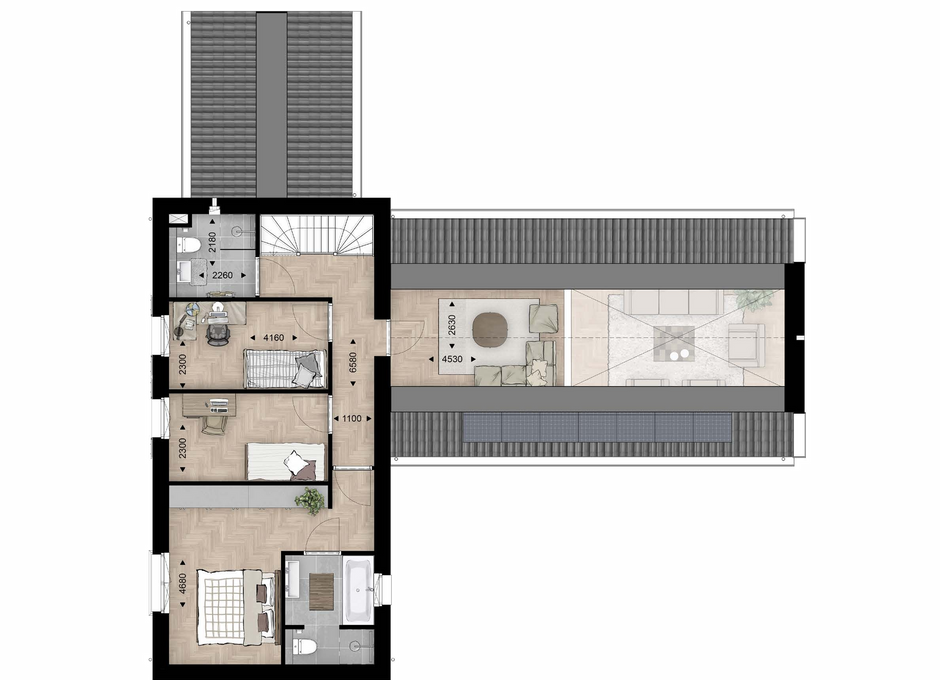 Foto van Landhuis A, Bouwnummer 3