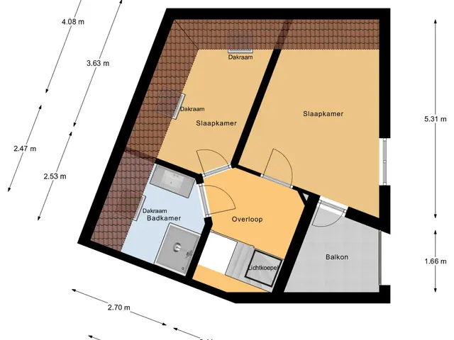 Plattegrond van Zuid Willemsvaart 235
