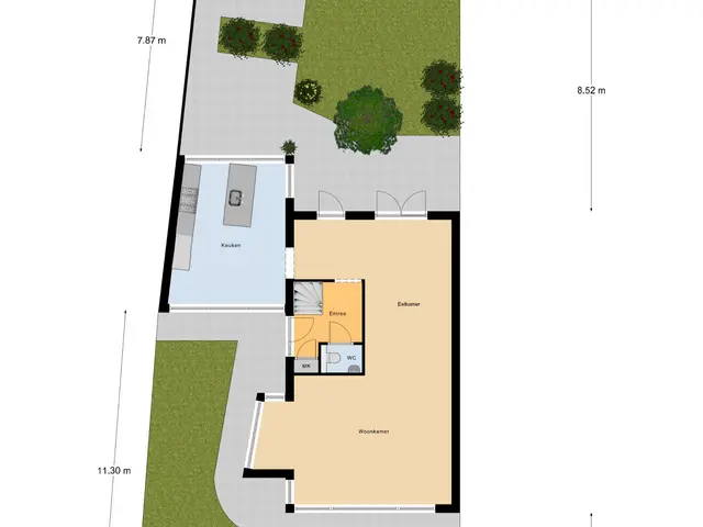 Plattegrond van Breeakkers 27