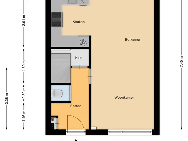 Plattegrond van Frans Molstraat 18