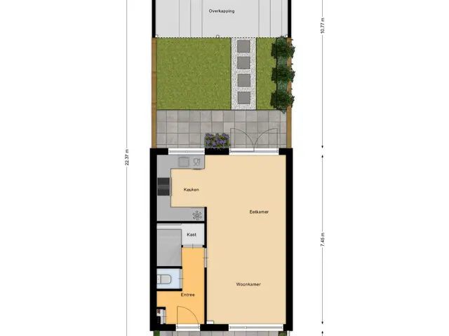 Plattegrond van Frans Molstraat 18