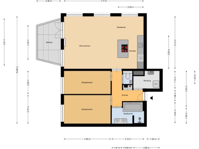 Plattegrond van Hofplein 76