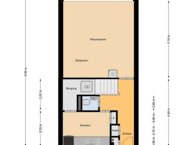 Plattegrond van Churchilllaan 115