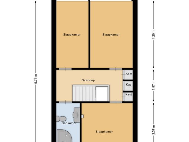 Plattegrond van Churchilllaan 115