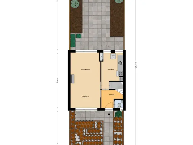 Plattegrond van Jekerstraat 4