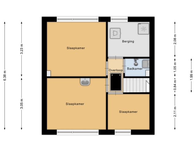 Plattegrond van Jekerstraat 4